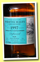 Bunnahabhain 1997/2012 'Driftwood' (46%, Wemyss Malts, hogshead, 374 bottles)